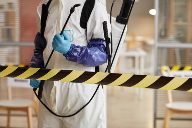 Professional Biohazard Cleanup technician working in Lockwood, MO